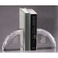 Publisher's Choice Faceted Book Ends - Optic Crystal